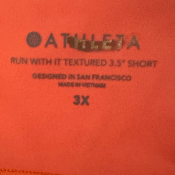 Athleta Run With It Textured Shorts Size 3X - Picture 6 of 7